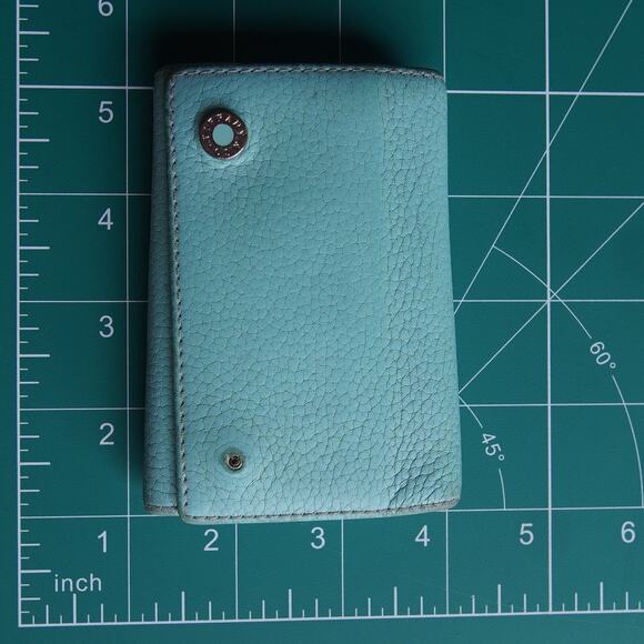 Vintage Tiffany & Co Leather Key Holder Tiffany Blue Made Spain 6 Hook Case